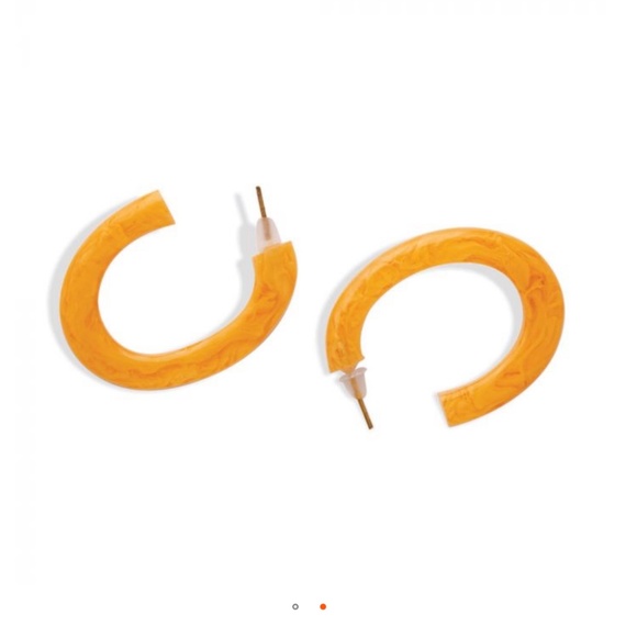 NWT Mango Hoop Earrings - Picture 2 of 2